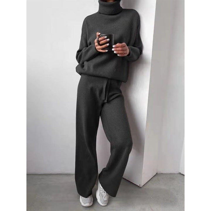 Conjunto de Suéter de Cuello Alto Sofía