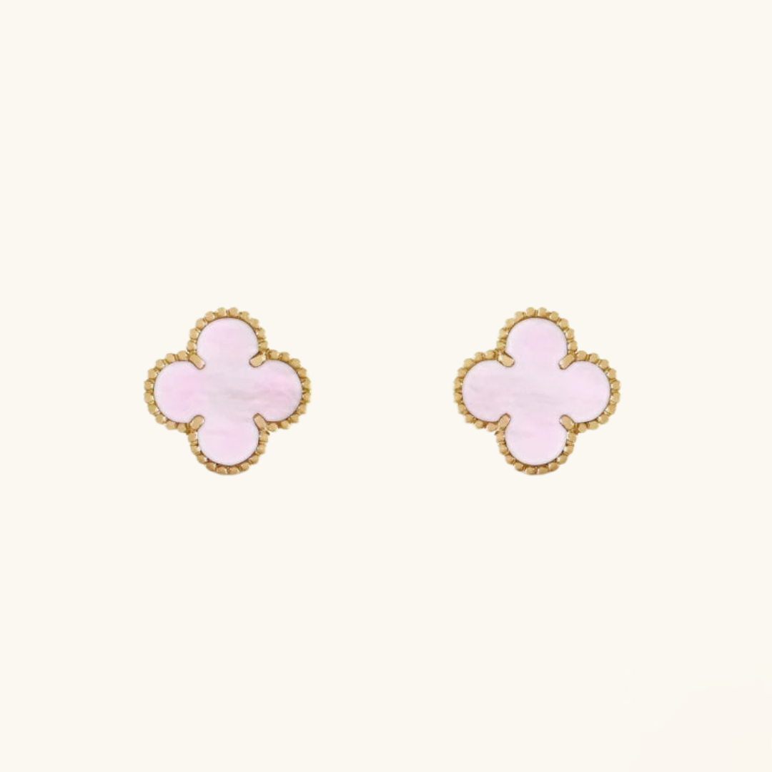 CLOVER | Aretes rosas