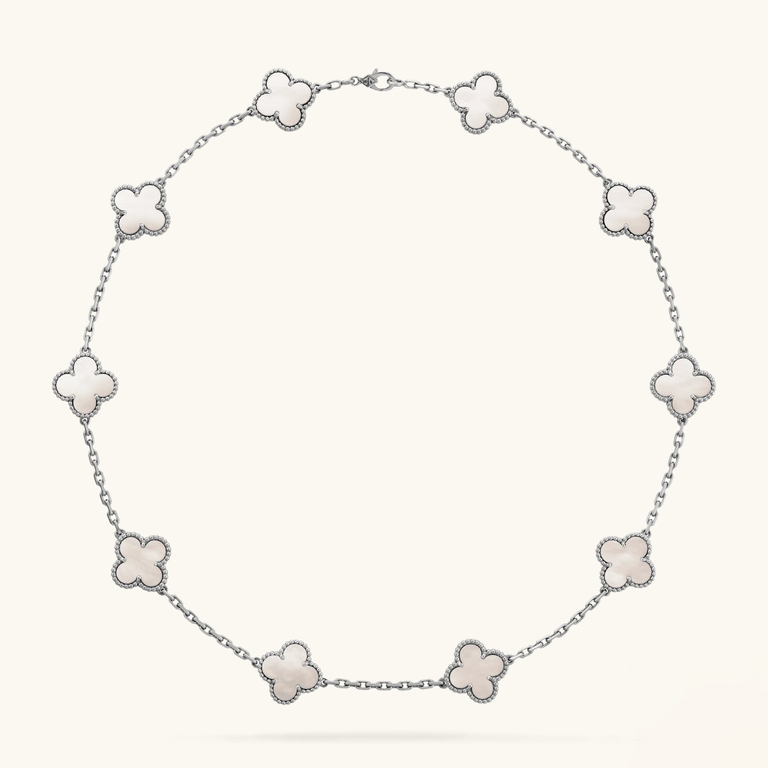 CLOVER | Collar de Plata con 10 Motivos