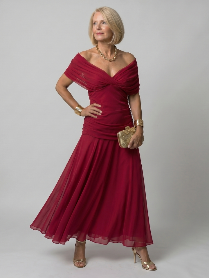Ellis & Johnson™ | Vestido Midi Sin Mangas