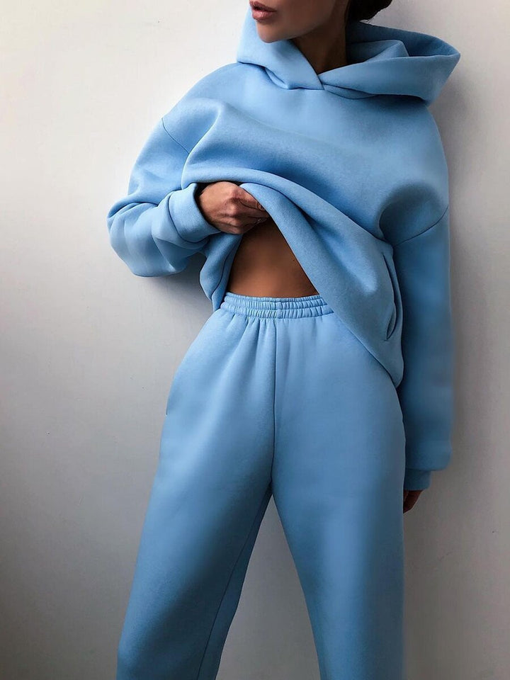 Conjunto Casual de Dos Piezas con Capucha Sofía