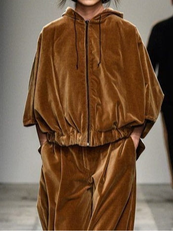 Conjunto de Sudadera y Pantalones de Terciopelo Siena