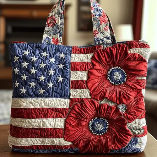 Liberty Rose | Tote acolchado artesanal