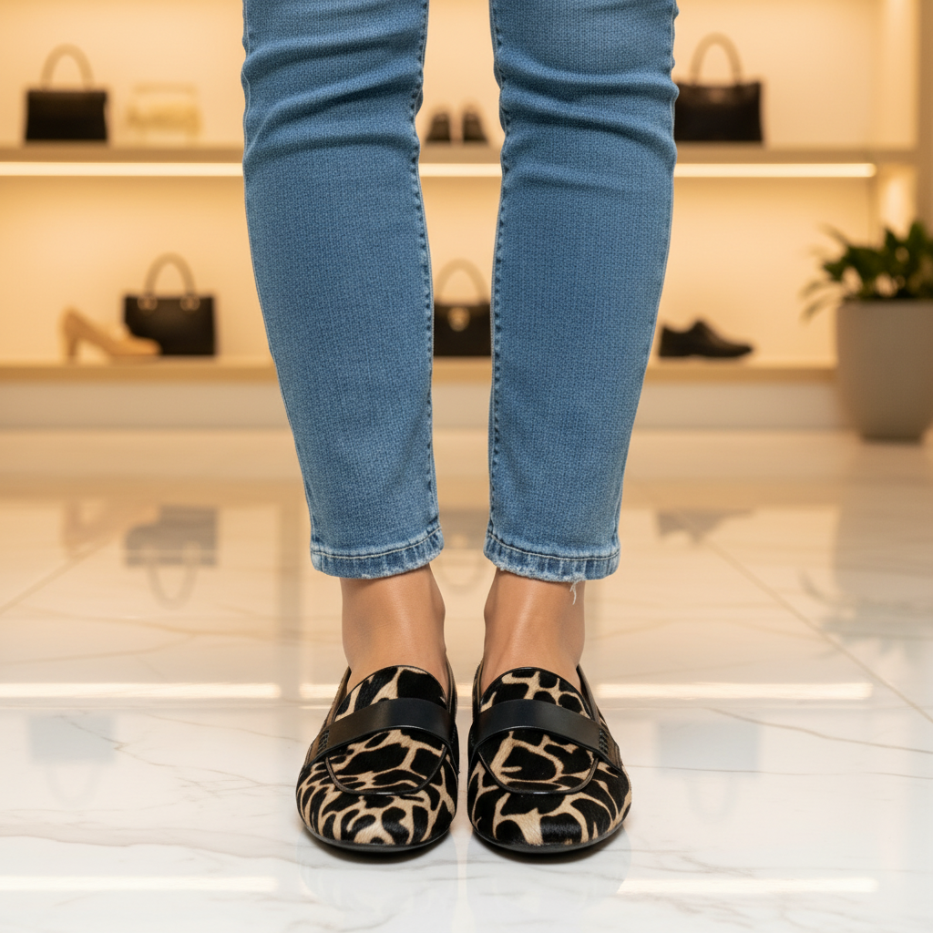 Mocasines Leopardo ComfortStep™ | Estampado elegante con máximo confort