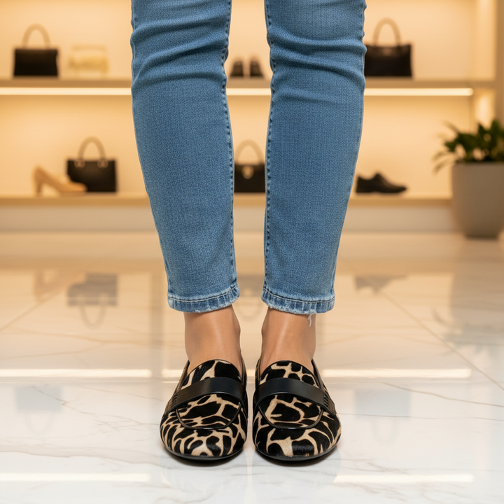 Mocasines Leopardo ComfortStep™ | Estampado elegante con máximo confort