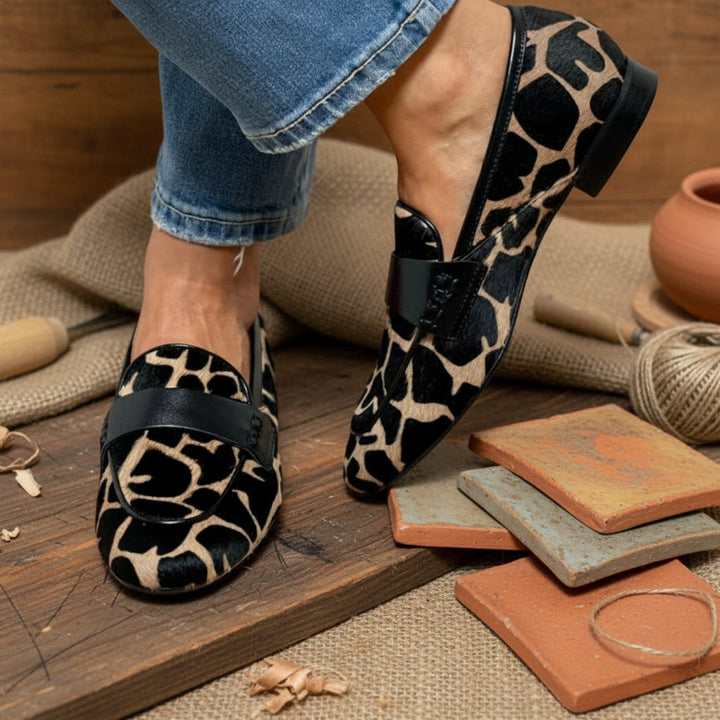 Mocasines Leopardo ComfortStep™ | Estampado elegante con máximo confort