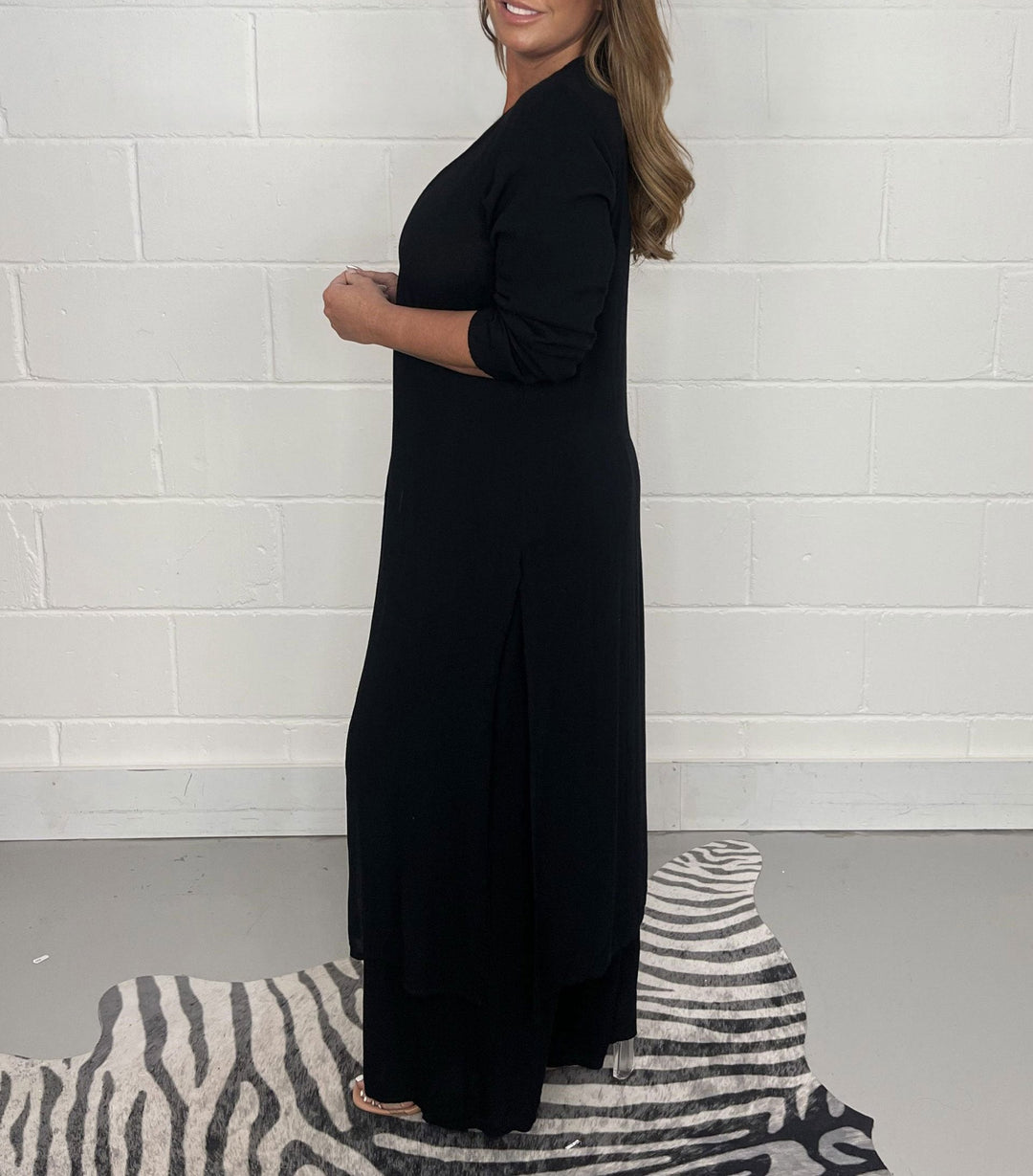 Conjunto Casual de Top Largo Sofia y Pantalones Coordinados
