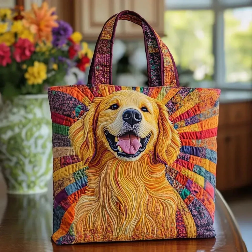 Compañero Dorado | Tote Acolchado Artesanal