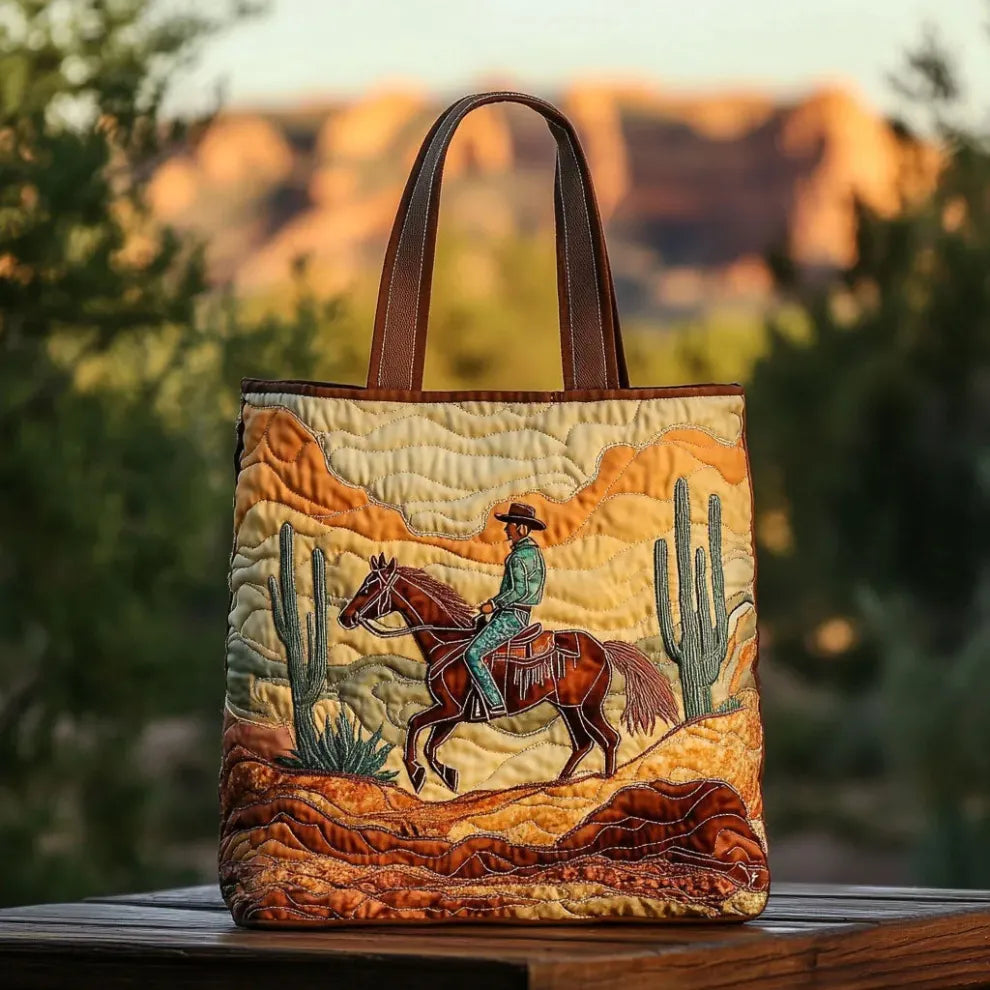 Montador del Desierto | Tote Acolchado Artesanal