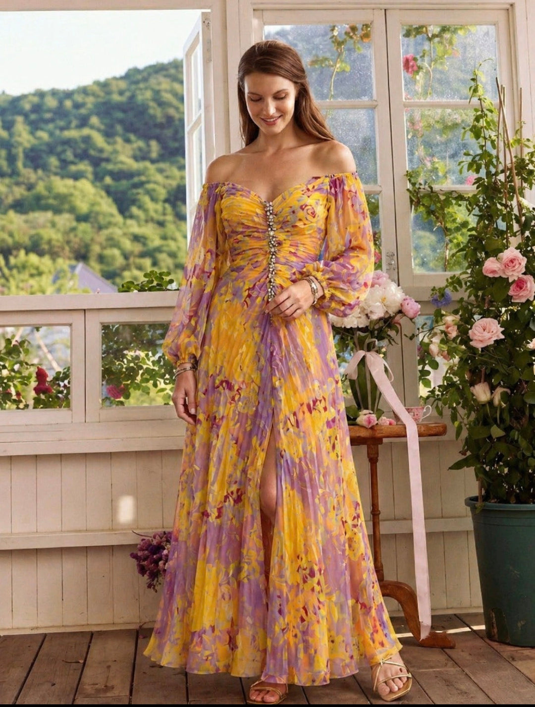 Ellis & Johnson™ | Vestido Elegante con Escote en V