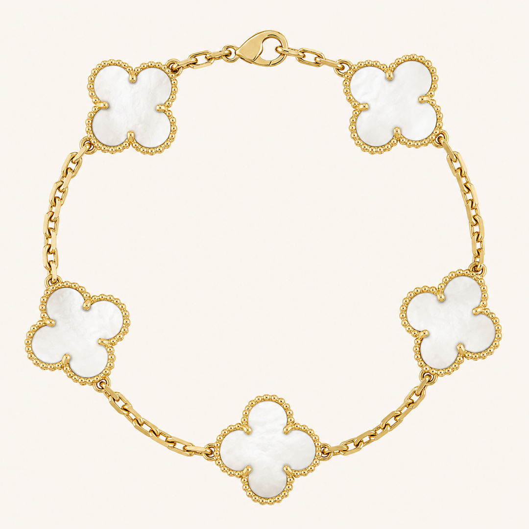 CLOVER | Pulsera Blanca