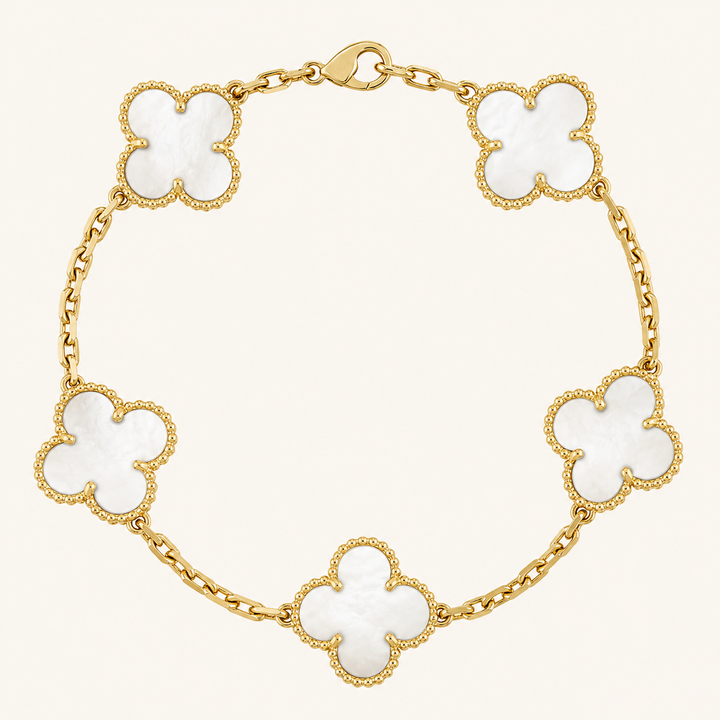 CLOVER | Pulsera Blanca