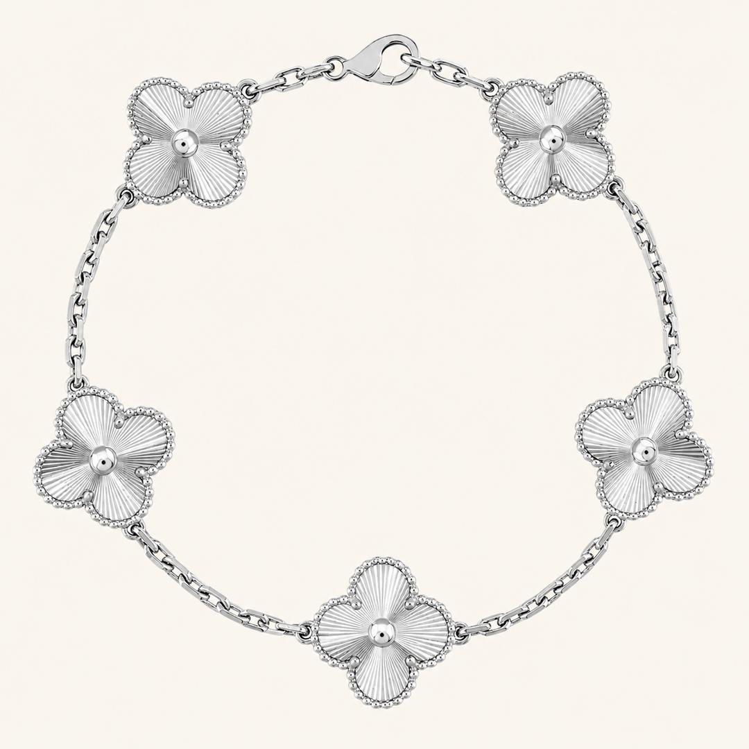 CLOVER | Pulsera de Plata