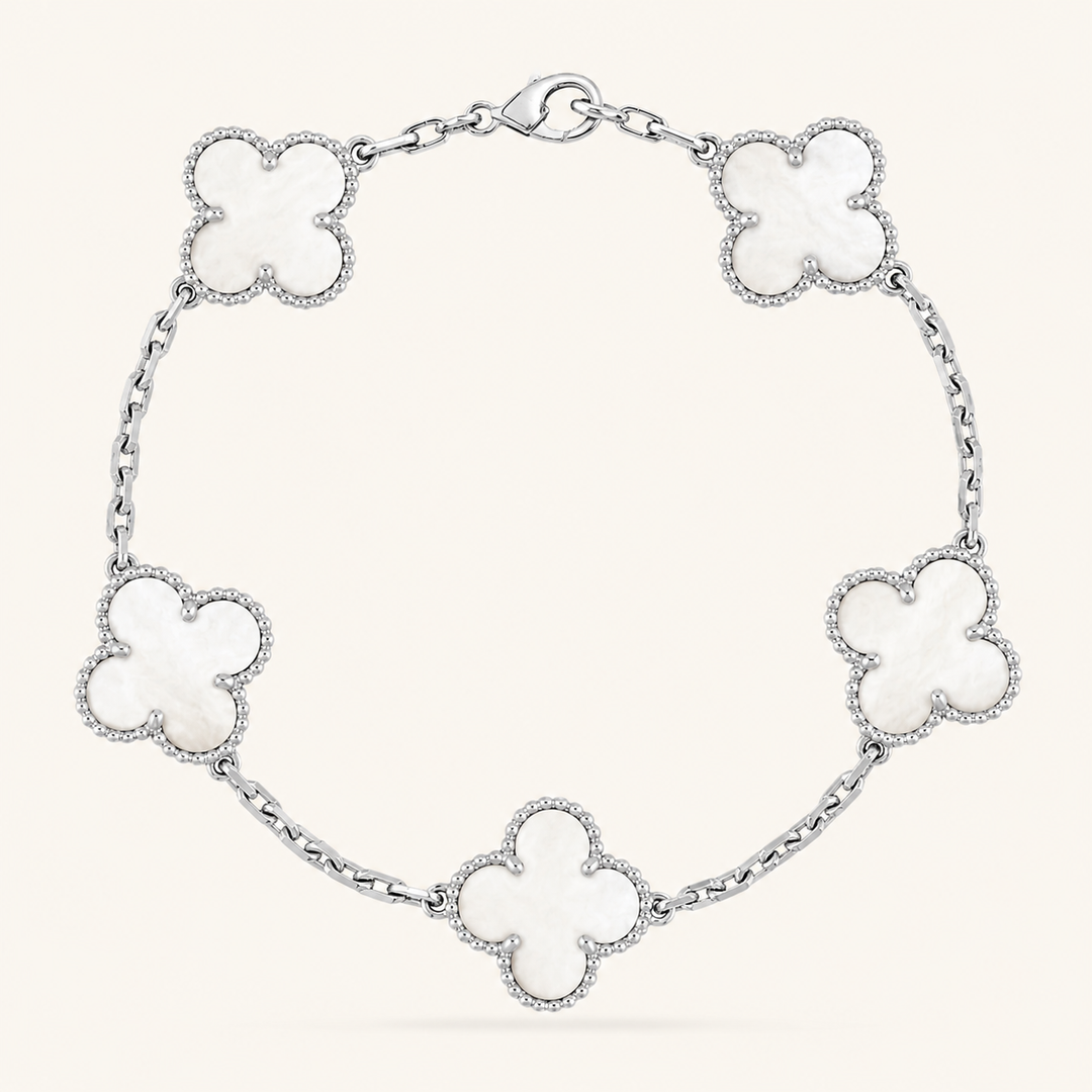 CLOVER | Pulsera Blanca
