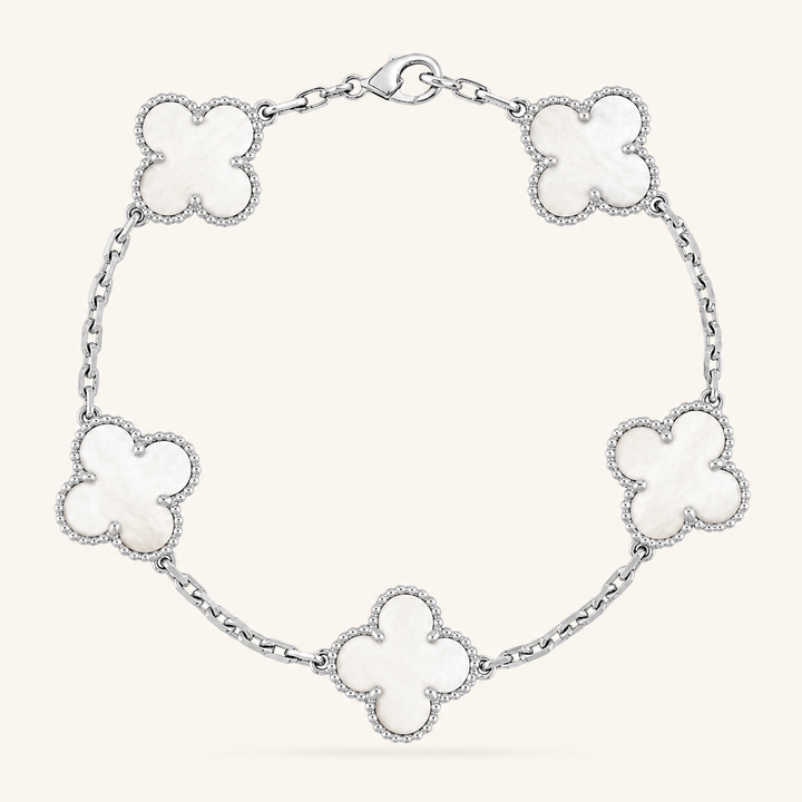 CLOVER | Pulsera Blanca