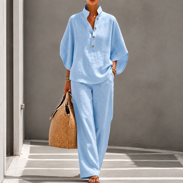 Rossella™ – ¡Conjunto Elegante de Dos Piezas!