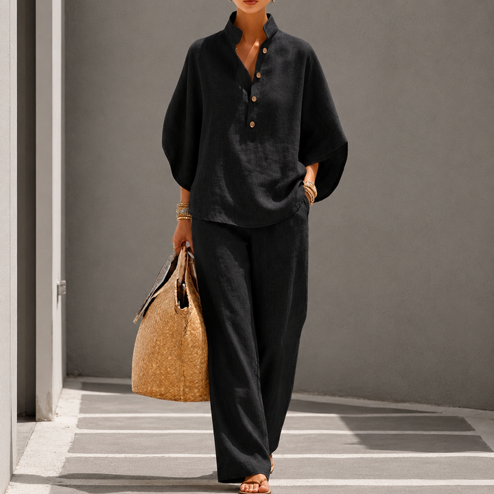 Rossella™ – ¡Conjunto Elegante de Dos Piezas!