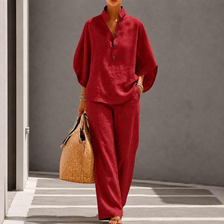 Rossella™ – ¡Conjunto Elegante de Dos Piezas!