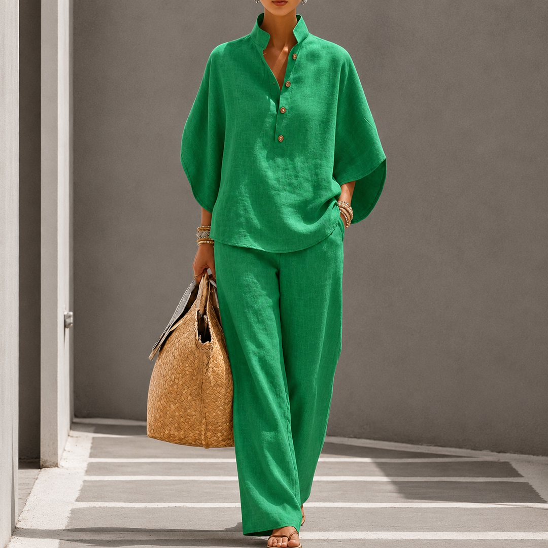 Rossella™ – ¡Conjunto Elegante de Dos Piezas!