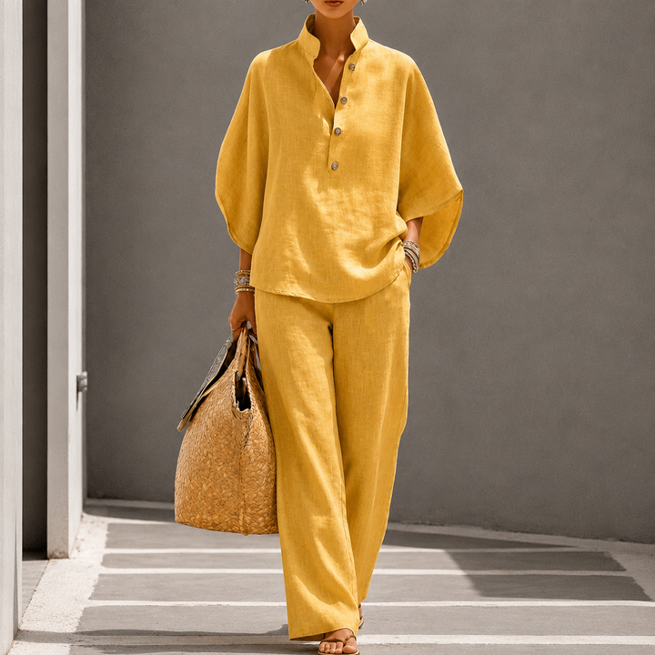 Rossella™ – ¡Conjunto Elegante de Dos Piezas!