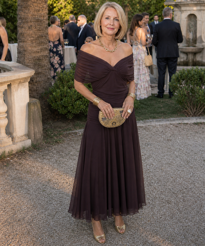 Ellis & Johnson™ | Vestido Midi Flow