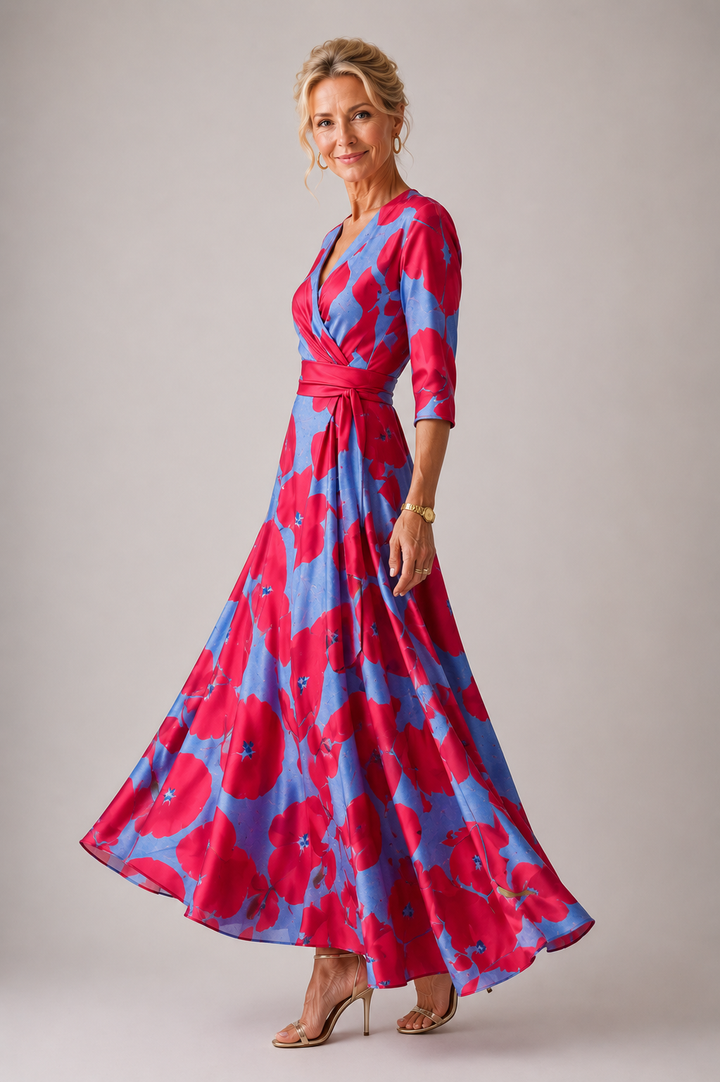 Ellis & Johnson™ | Vestido diario cómodo con escote en V