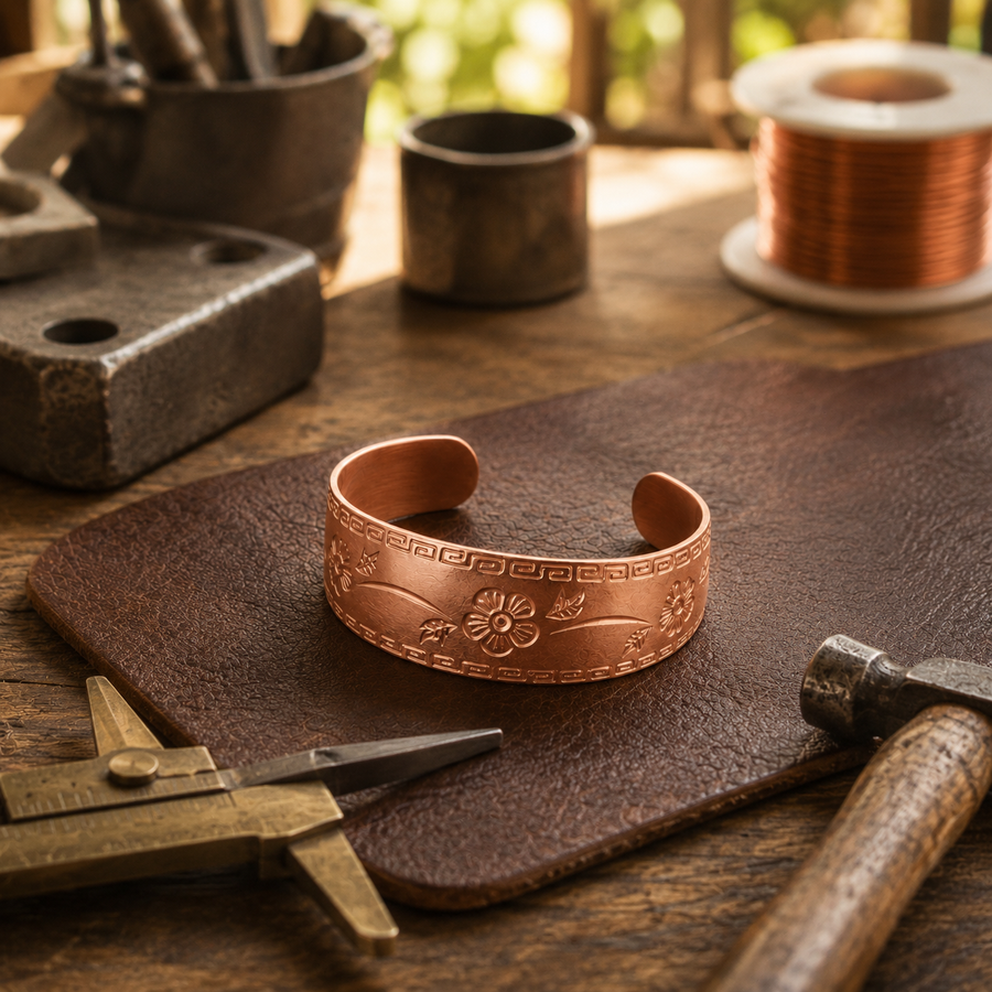 Pulsera de Cobre Fret de María