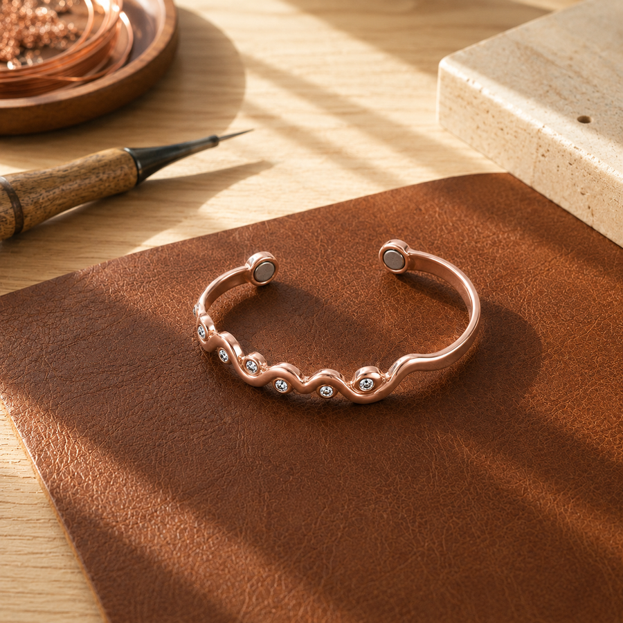 Pulsera Ripple de Cobre de Maria