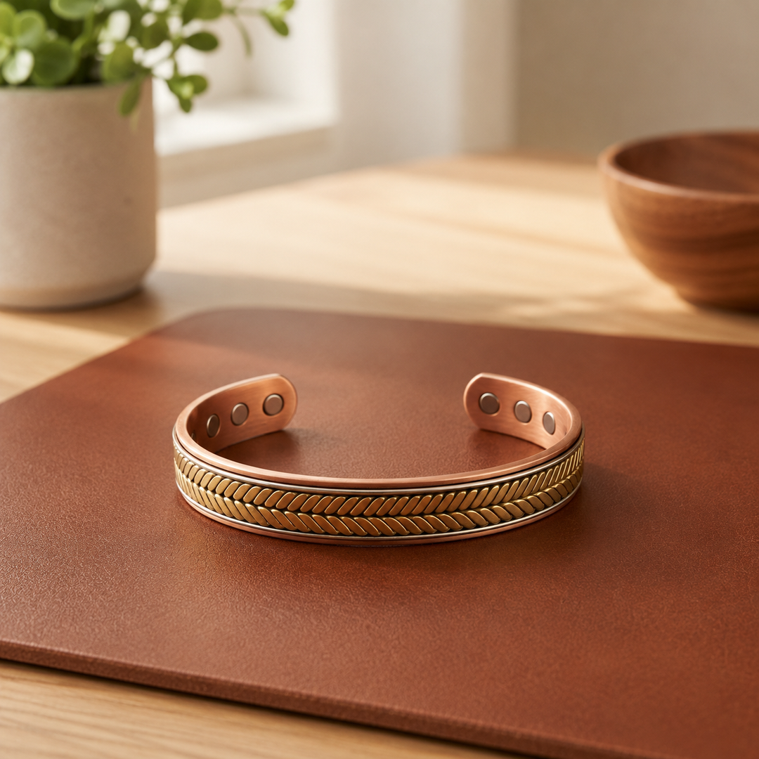 Pulsera de Cobre de la Cosecha de Patricia