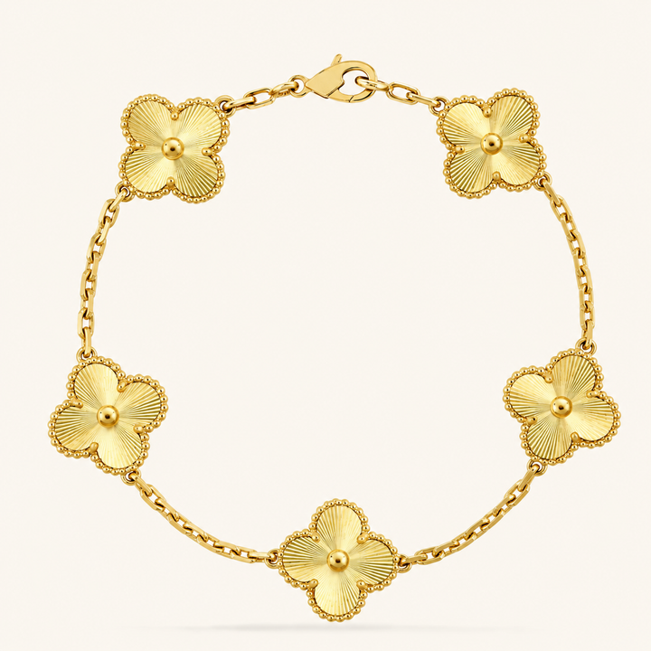 Pulsera Clover Dorada