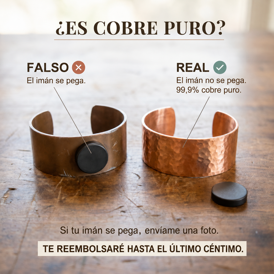Pulsera de Tobillo de Cobre Arena de María