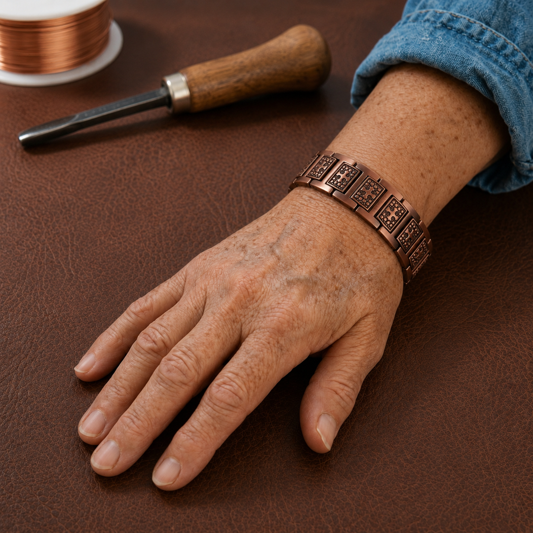 Pulsera de Cobre para Hombre de Patricia's Gale