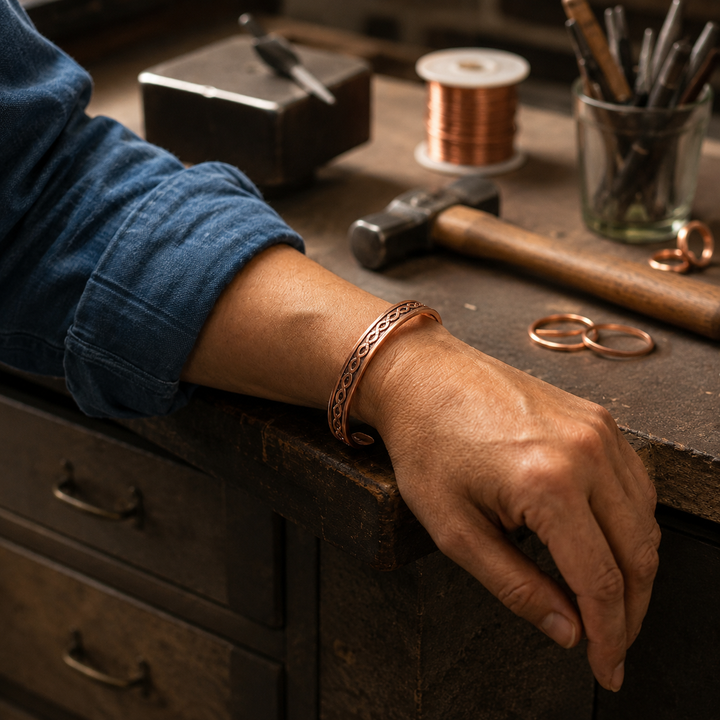 Pulsera de Cobre Moderna de Patricia
