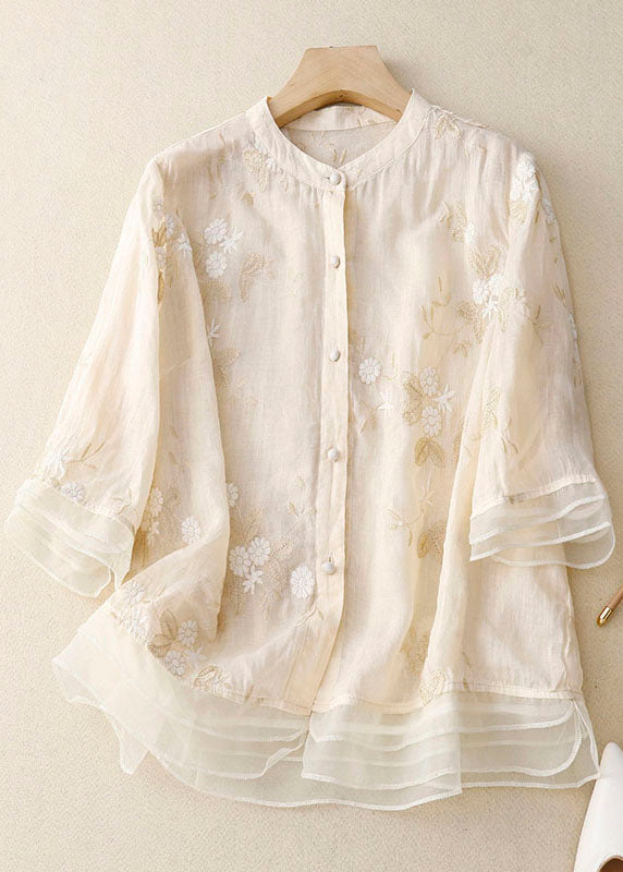 Courtney™ | Blusa Elegante con Acentos Florales