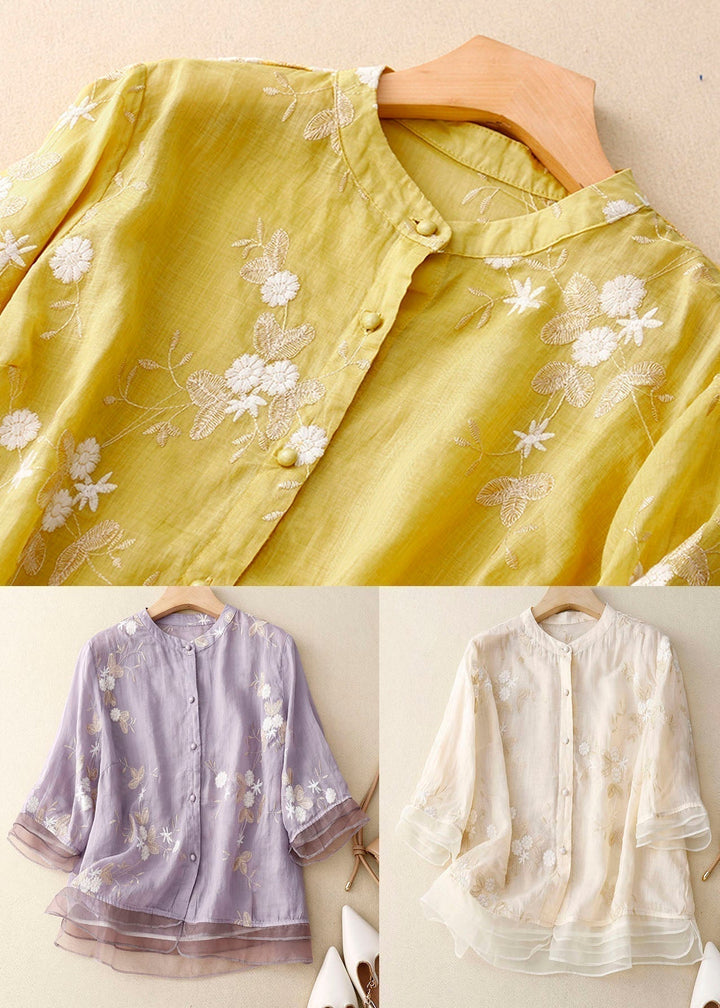 Courtney™ | Blusa Elegante con Acentos Florales