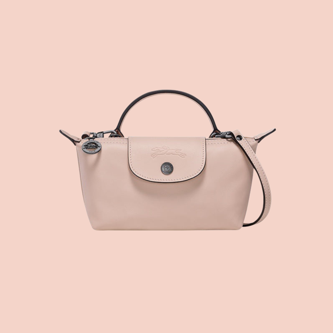 MINI BOLSO DE PIEL LONGCHAMP | ROSA