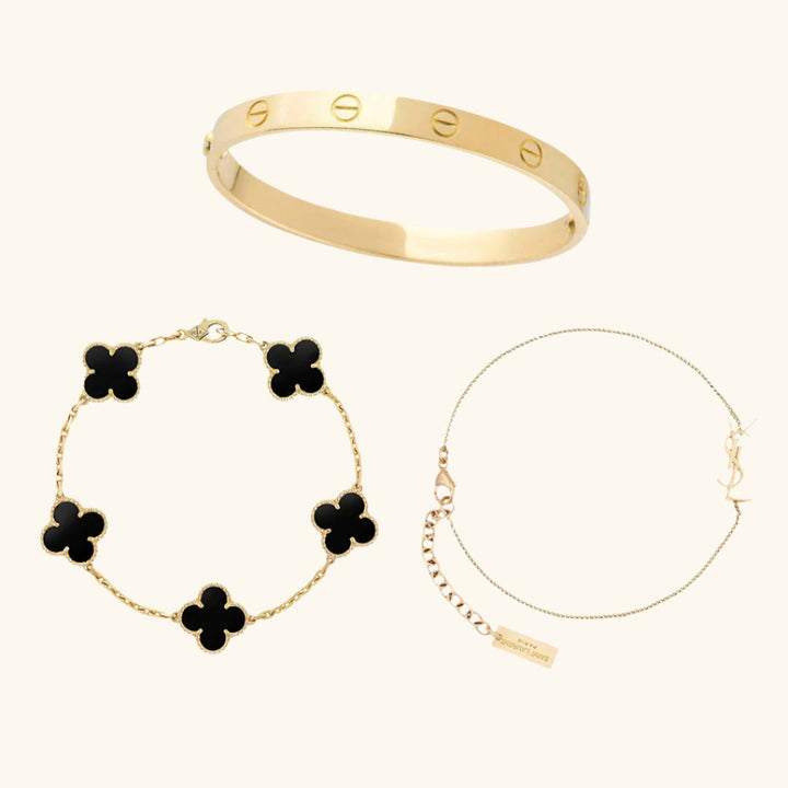 Conjunto de Pulseras de 3 Piezas Dubai