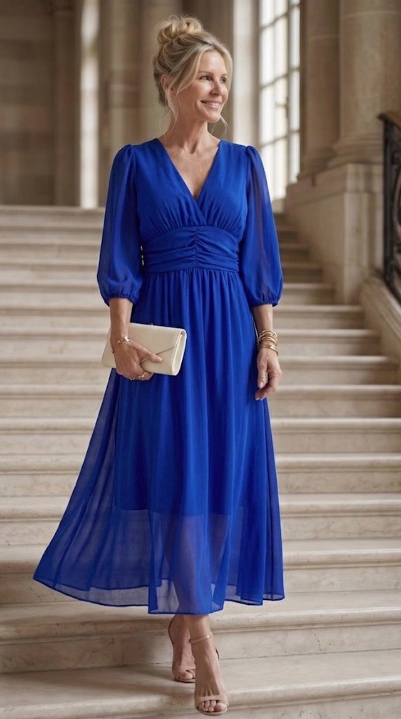 Ellis & Johnson™ | Vestido Elegante Envolvente
