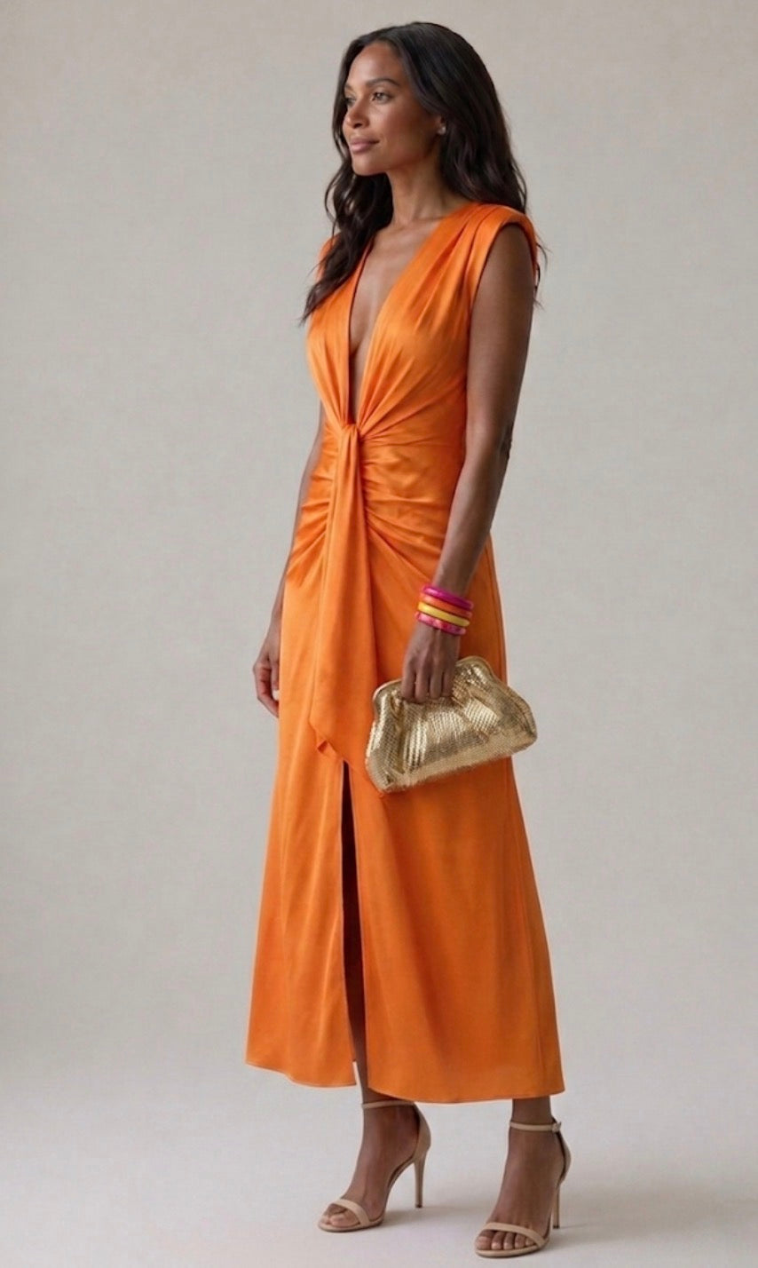 Ellis & Johnson™ | Vestido Elegante Plisado