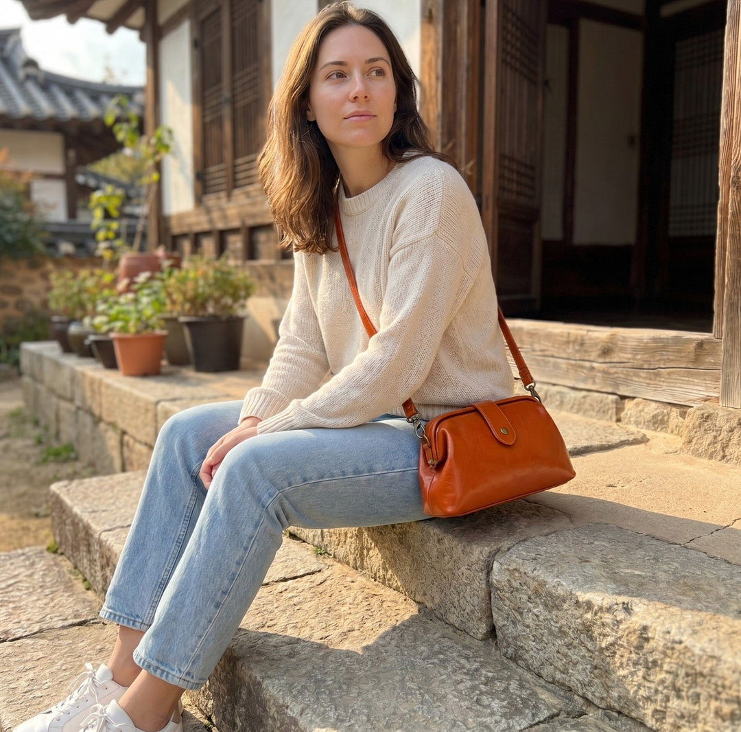 Bolso Arion Vintage - Naranja Terracota