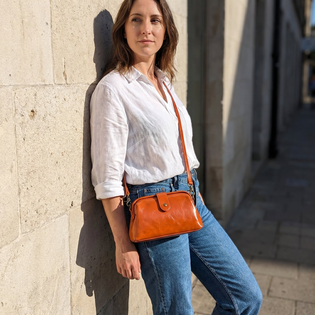 Bolso Arion Vintage - Naranja Terracota