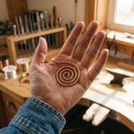 Espiral de Mano de Cobre Flow de María