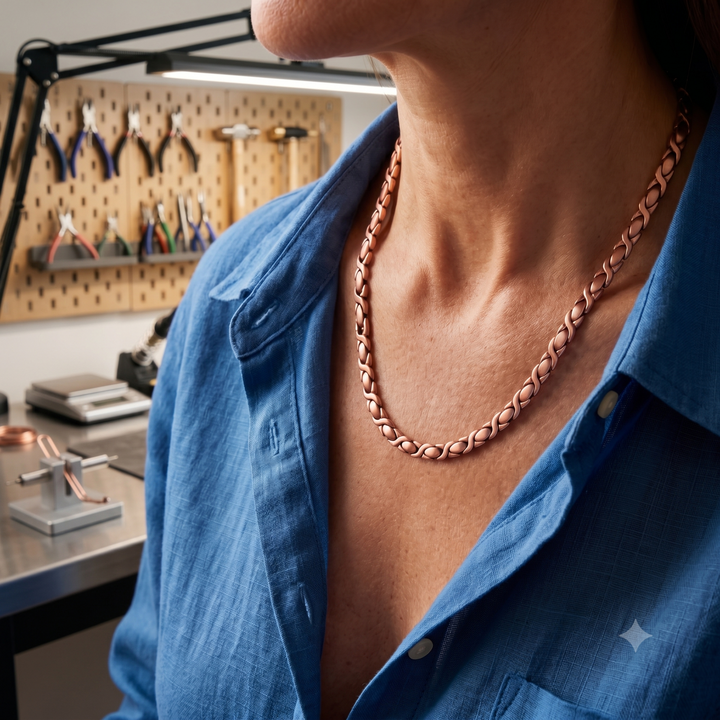 Collar de Cobre de Cedro de Patricia