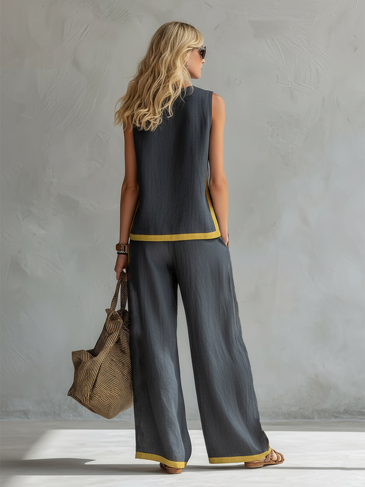 Leila - Conjunto Completo de Dos Piezas Elegante