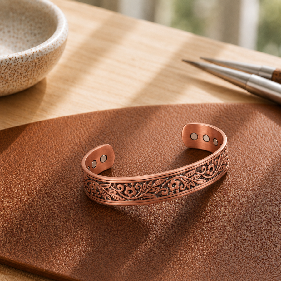 Pulsera de Cobre Sprig de María