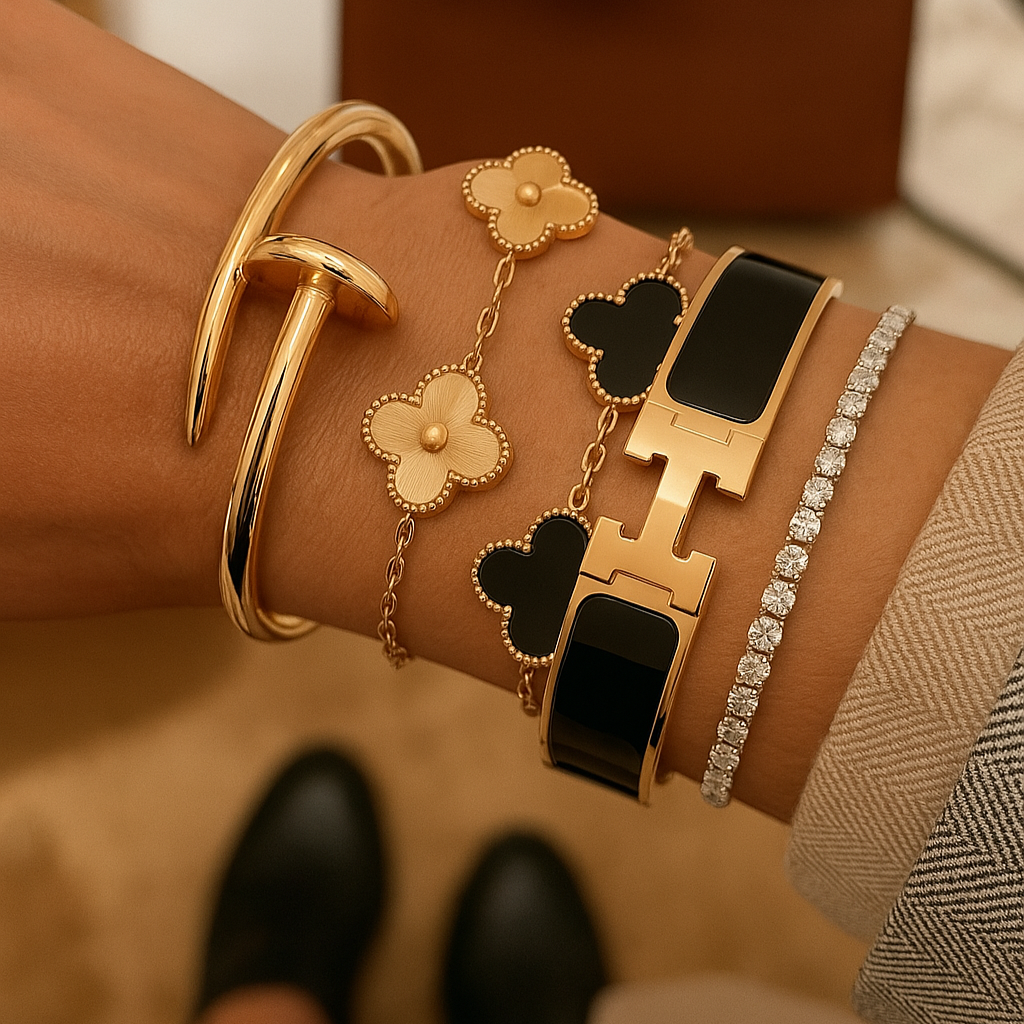 Conjunto de Pulseras de 3 Piezas Marbella