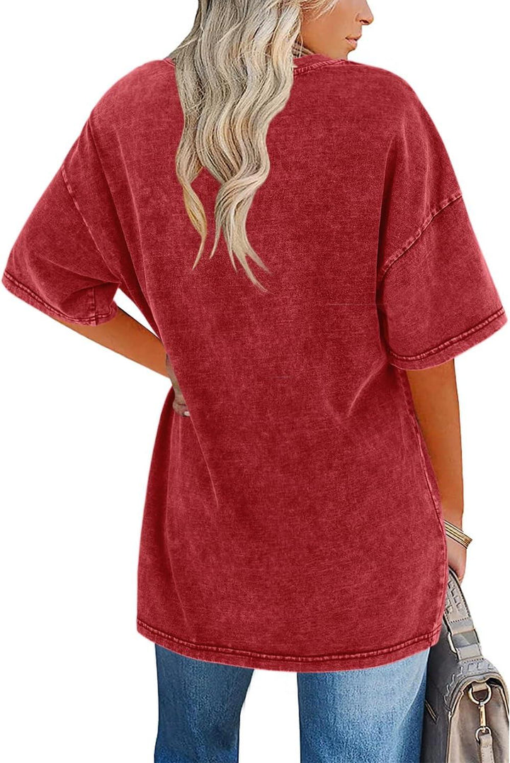 Frances™ | Camiseta Vintage Oversized para Dama