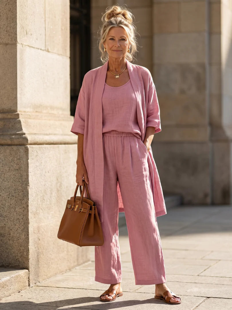Astrid | Conjunto de lino liviano