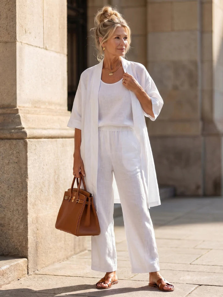 Astrid | Conjunto de lino liviano