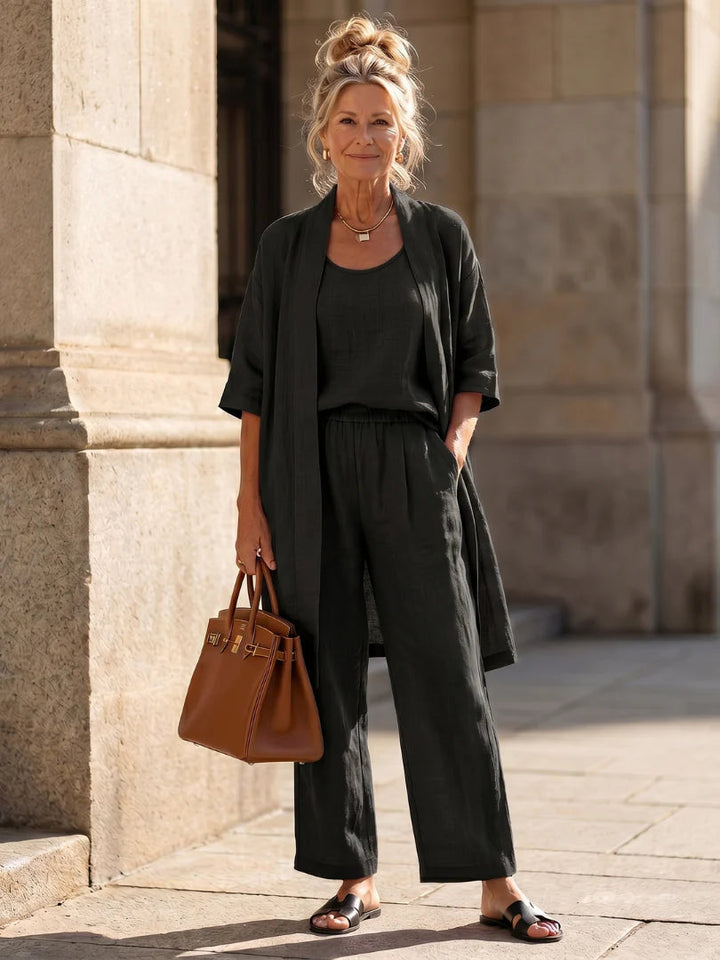 Astrid | Conjunto de lino liviano